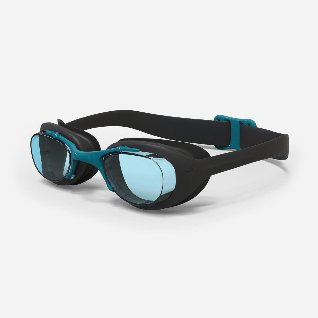 Swimming goggles anti-fog lenses grey