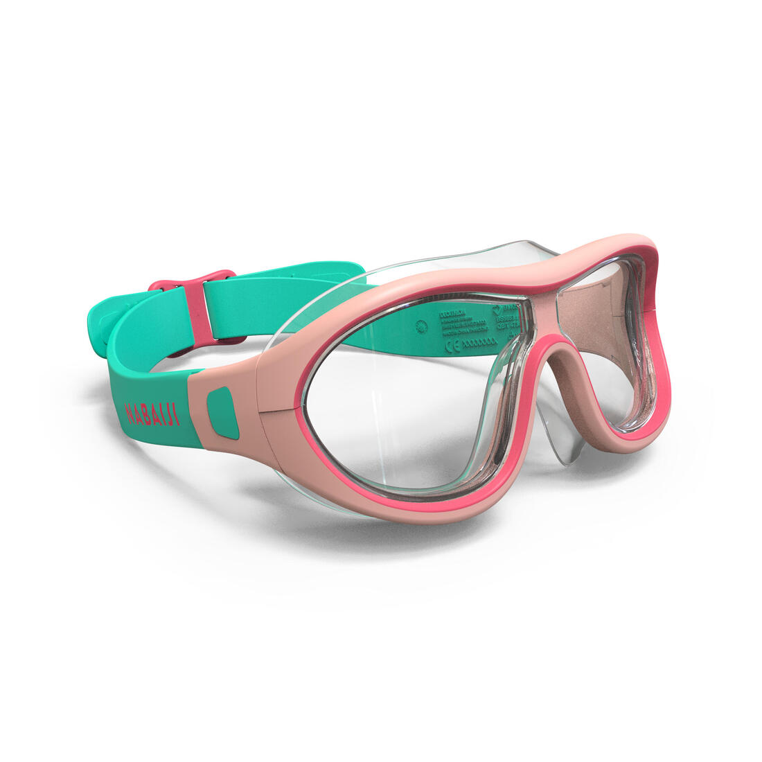 Swimming goggles anti-fog lenses grey